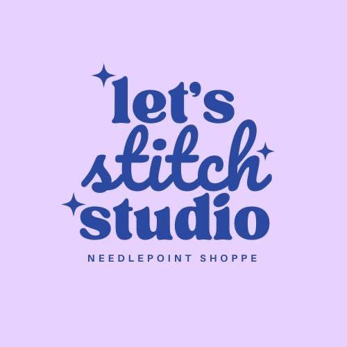 Stars Hollow Dragonfly and Coffee Cup Hand painted Needlepoint Canvas on 18 Mesh - Gilmore Girls inspired Needlepoint